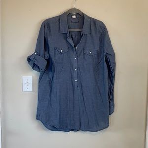 Long denim J Crew Shirt